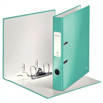 Leitz Lever Arch File 180° WOW POB/Laminated A4/50mm, A4, χαρτόνι, τυρκουάζ, 350 φύλλα, 80 g/m², 5 cm