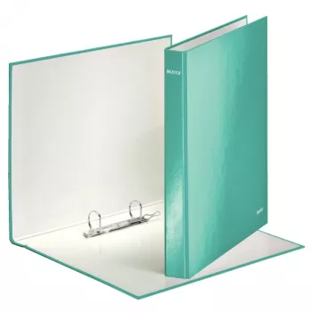 Leitz Ringbinder WOW laminiert A4+ 2DR/25mm, A4, χαρτόνι, μπλε, λευκό, 250 φύλλα, 80 g/m²