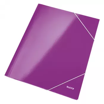 Leitz 3-Klapp-Mappe WOW Κάρτα/POB A4, A4, πολυπροπυλένιο (PP), βιολετί, 250 φύλλα, 80 g/m², χαρτί