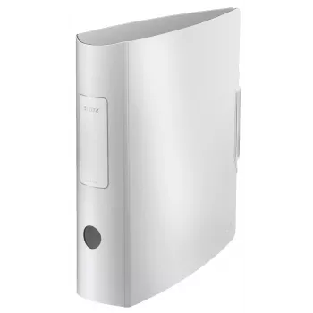 Leitz Ordner με μηχανισμό μοχλού 180° Active Style PP A4/80mm, A4, Polyfoam, λευκό, 500 φύλλα, 80 g/m², 8,2 cm