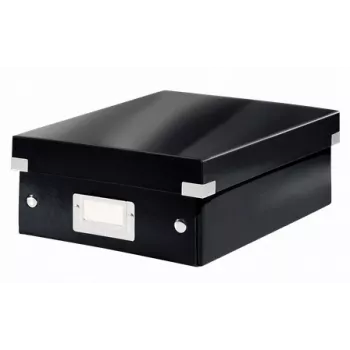 Leitz Click & Store WOW Μικρό κουτί οργάνωσης, μαύρο, χαρτόνι, 600 g