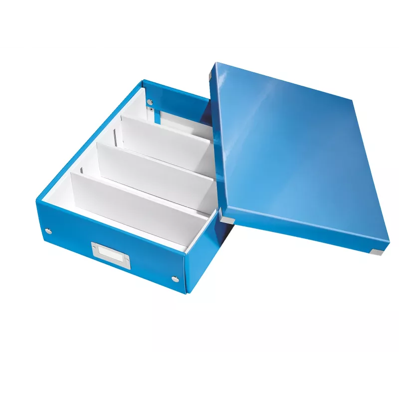 Leitz Click & Store WOW Μεσαίο κουτί αποθήκευσης, μπλε, χαρτόνι, 880 g
