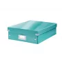 Leitz Click & Store WOW Μεσαίο κουτί οργάνωσης, μπλε, χαρτόνι, 880 g