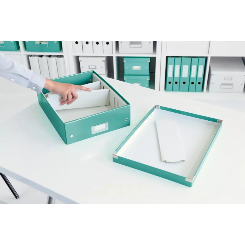 Leitz Click & Store WOW Μεσαίο κουτί οργάνωσης, μπλε, χαρτόνι, 880 g