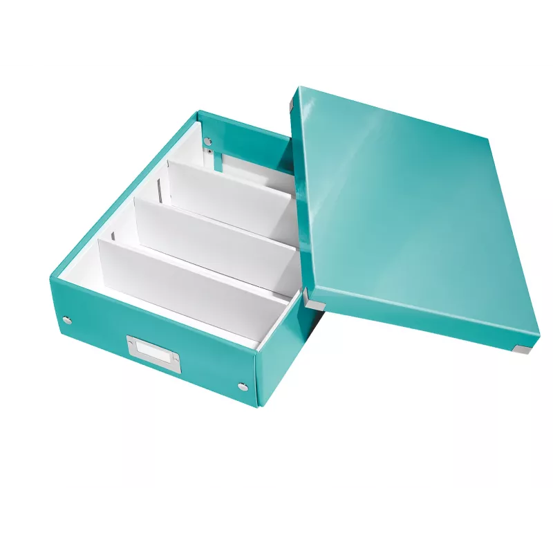 Leitz Click & Store WOW Μεσαίο κουτί οργάνωσης, μπλε, χαρτόνι, 880 g