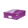 Leitz Click & Store WOW Μεσαίο κουτί οργάνωσης, μωβ, χαρτόνι, 880 g