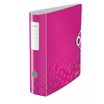 Leitz Lever Arch File Active PP WOW A4/80 mm, A4, Polyfoam, ροζ, 500 φύλλα, 80 g/m², 8,2 cm