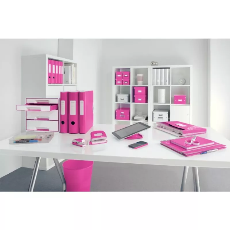 Leitz Lever Arch File Active PP WOW A4/80 mm, A4, Polyfoam, ροζ, 500 φύλλα, 80 g/m², 8,2 cm