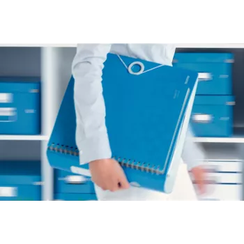 Leitz Lever Arch File Active PP WOW A4/80 mm, A4, Polyfoam, μπλε, 500 φύλλα, 80 g/m², 8,2 cm