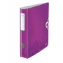 Leitz Αρχειοθέτης με μοχλό Active PP WOW A4/65 mm, A4, Polyfoam, μωβ, 350 φύλλα, 80 g/m², 6,5 cm