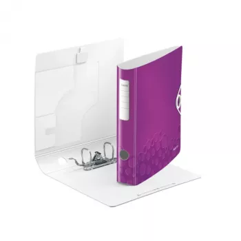Leitz Αρχειοθέτης με μοχλό Active PP WOW A4/65 mm, A4, Polyfoam, μωβ, 350 φύλλα, 80 g/m², 6,5 cm