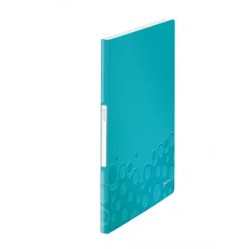 Leitz Display Book WOW PP 20 θήκες, μπλε, μεταλλικό, πολυβινυλοχλωρίδιο (PVC), 20 θήκες, A4, 231 mm, 13 mm
