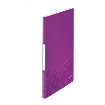 Leitz Display Book WOW PP 20 θήκες, μεταλλικό, μωβ, πολυβινυλοχλωρίδιο (PVC), 20 θήκες, A4, 231 mm, 13 mm