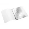 Leitz WOW Ringbuch, A4, πολυπροπυλένιο (PP), μεταλλικό, ροζ, 200 φύλλα, 2,5 cm, 257 mm