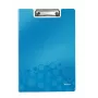 Leitz Πινακίδα με κλιπ με καπάκι WOW, A4, Polyfoam, μπλε, 75 φύλλα, 1 θήκη, 230 mm