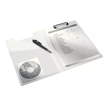 Leitz Πινακίδα με κλιπ με καπάκι WOW, A4, Polyfoam, μπλε, 75 φύλλα, 1 θήκη, 230 mm