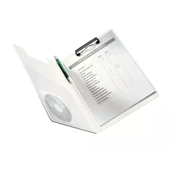 Leitz Πινακίδα με κλιπ με κάλυμμα WOW, A4, Polyfoam, μπλε, 75 φύλλα, 1 θήκη, 230 mm