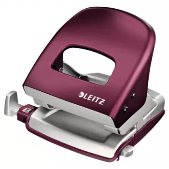 Leitz NeXXt 5006 Διακορευτής 30 φύλλα κόκκινο, ασημί