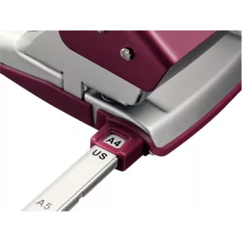 Leitz NeXXt 5006 Διακορευτής 30 φύλλα κόκκινο, ασημί