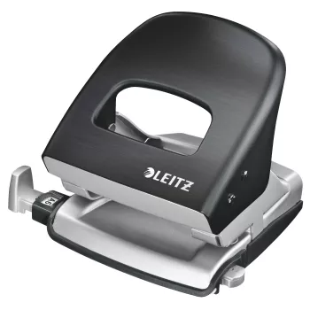 Leitz Διακορευτής Style NeXXt, 2 οπών 30 φύλλα μέταλλο, 30 φύλλα, μαύρο, 8 cm, A4, 380 g, 107 x 100 x 137 mm