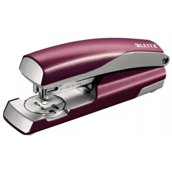 Leitz NeXXt Style Συρραπτικό, 30 φύλλα μέταλλο, 30 φύλλα, κόκκινο, ασημί, 24/6, μέταλλο, πλαστικό, 80 g/m², πάνω