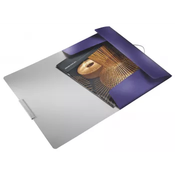 Leitz Φάκελος με 3 πτερύγια Style PP A4, A4, πολυπροπυλένιο (PP), μπλε, 150 φύλλα, 80 g/m², λάστιχο