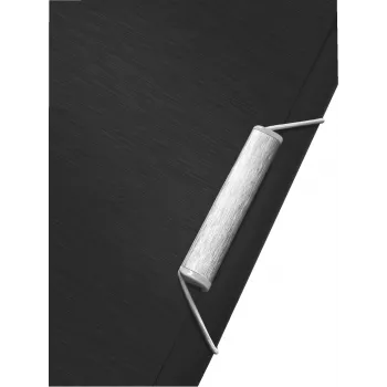 Leitz Φάκελος με 3 πτερύγια Style PP A4, A4, πολυπροπυλένιο, μαύρο, 150 φύλλα, 80 g/m², λάστιχο