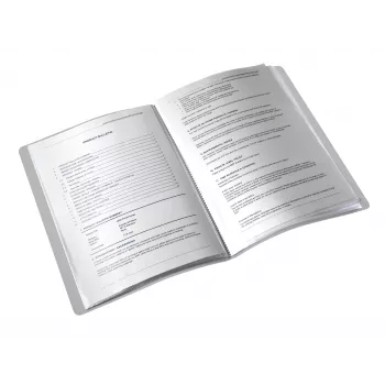 Leitz Βιβλίο παρουσίασης Style PP 40 σελίδες, μαύρο, πολυβινυλοχλωρίδιο (PVC), 40 θήκες, A4, 233 mm, 16 mm