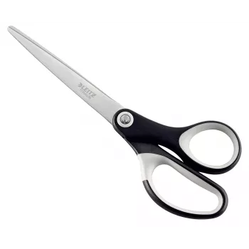 Leitz Titanium Ψαλίδι ποιότητας 180 mm, ενήλικες, ευθεία κοπή, μεμονωμένο, μαύρο, ασημί, ανοξείδωτο ατσάλι, ψαλίδι γραφείου
