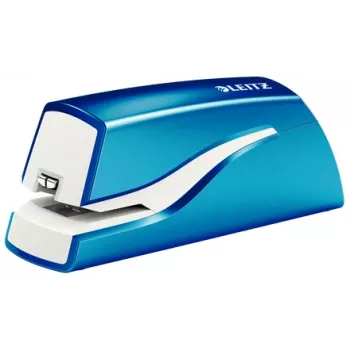 Leitz NeXXt Συρραπτικό με μπαταρία WOW 5566, 10 φύλλα, 1 cm, πλαστικό, μπλε, λευκό, μπαταρία, 50 mm