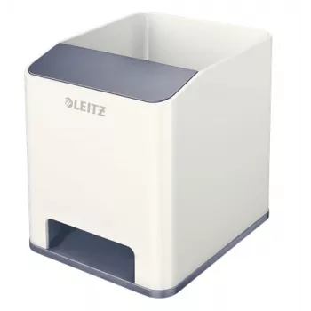 Leitz Θήκη στυλό Sound WOW, λευκό, πολυστυρένιο, 90 mm, 101 mm, 100 mm, 140 g