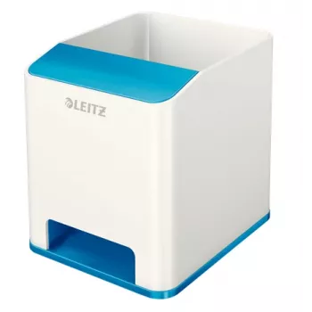 Leitz Θήκη στυλό Sound WOW, μπλε, λευκό, πολυστυρένιο, 90 mm, 101 mm, 100 mm, 140 g