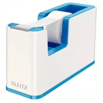 Leitz Επιτραπέζια συσκευή ταινίας WOW, 1,9 cm, 33 m, πολυστυρένιο, μπλε, μεταλλικό, 51 mm, 126 mm