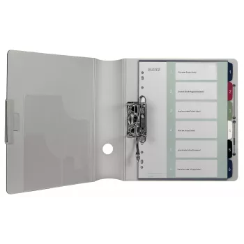 Leitz Index PC Printable 1-6 Style PP A4+, αριθμητικό ευρετήριο, πολυπροπυλένιο (PP), πολύχρωμο, κατακόρυφο, A4 Maxi, 245 mm