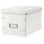 Leitz Box Click & Store WOW Cube μεγάλο κουτί αποθήκευσης, κουτί αποθήκευσης, λευκό, ορθογώνιο, χαρτόνι, μονόχρωμο, εσωτερικός χώρος