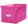 Leitz Box Click & Store WOW Cube Large κουτί αποθήκευσης, φούξια, χαρτόνι, 320 mm, 360 mm, 310 mm