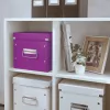 Leitz κουτί αποθήκευσης Click & Store WOW Cube Medium, μωβ, χαρτόνι, 260 mm, 260 mm, 240 mm