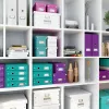 Leitz κουτί αποθήκευσης Click & Store WOW Cube Medium, μωβ, χαρτόνι, 260 mm, 260 mm, 240 mm