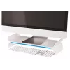 Leitz Βάση οθόνης ρυθμιζόμενη Ergo WOW, 68,6 cm (27 ίντσες), ρύθμιση ύψους, μπλε, λευκό