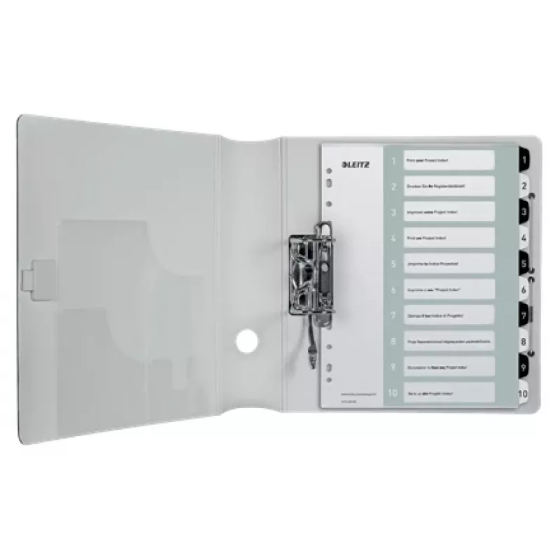 Leitz Διαχωριστικά Printable PP A4+ 1-10 WOW λευκό/μαύρο