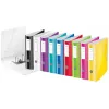 Leitz Αρχειοθήκη Active PP WOW A4/80mm, A4, δακτύλιος D, αρχειοθέτηση, Polyfoam, λευκό, 500 φύλλα