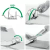 Leitz Αρχειοθήκη Active PP WOW A4/80mm, A4, δακτύλιος D, αρχειοθέτηση, Polyfoam, λευκό, 500 φύλλα