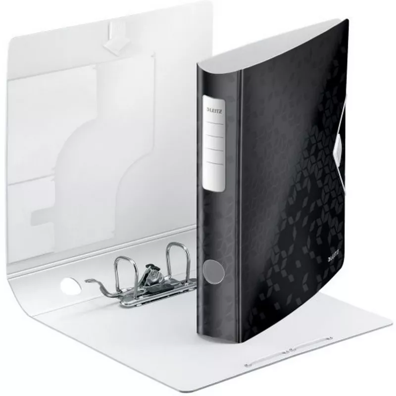 Leitz Αρχειοθήκη Active PP WOW A4/65mm, A4, Polyfoam, μαύρο, 350 φύλλα, 80 g/m², 6,5 cm