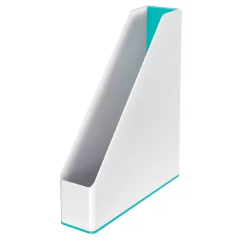 Leitz Συλλογέας περιοδικών WOW Dual Colour, μωβ, λευκό, πλαστικό, A4, 73 mm, 272 mm, 318 mm