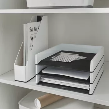Leitz WOW Dual Colour Θήκη περιοδικών, A4, μαύρο/λευκό