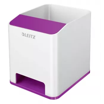 Leitz Sound Θήκη στυλό WOW, μωβ, πολυστυρόλιο (PS), 90 mm, 101 mm, 100 mm, 140 g