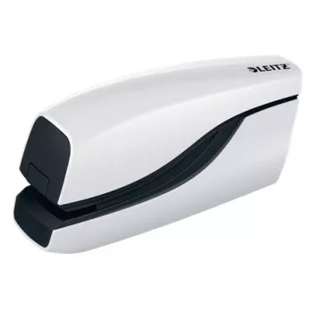 Leitz NeXXt Συρραπτικό με μπαταρία WOW 5566, 10 φύλλα, μηχανισμός μπροστινής φόρτωσης, 1 cm, πλαστικό, λευκό, μπαταρία
