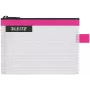 Leitz Travel Pouch αδιάβροχη WOW Small, unisex, τσάντα αξεσουάρ, μικρή, φερμουάρ, αδιάβροχη, ροζ