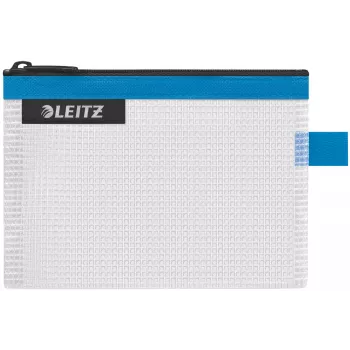 Leitz Travel Pouch αδιάβροχη WOW Small, unisex, τσάντα αξεσουάρ, Small, φερμουάρ, αδιάβροχη, μπλε