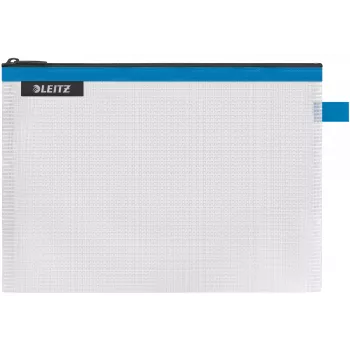 Leitz Travel Pouch αδιάβροχη WOW Medium, unisex, τσάντα αξεσουάρ, Medium, φερμουάρ, αδιάβροχη, μπλε
